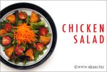 CHICKEN SARAD
<br>
ただのサラダも、チキンがいれば物足りなさもなくボリュームたっぷり。
<br>
いろいろなドレッシングを楽しめれば、 「楽、一品」。