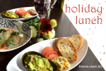 holiday lunch
<br>
グルメな友人が色々と用意してくれるので、私はいつもちょっと作るだけ。
<br>
わいわい言いながらの「楽、一品。」