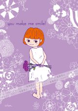 you make me smile!
<br>
“あなたが私に笑顔をくれる”
<br><br>
可憐に咲き乱れる花木
<br>
小さくかわいらしい草花
<br>
ワンピースを着た女の子
<br>
ぷくぷくほっぺの男の子
<br><br>
純粋無垢な姿はなんとも表現しがたい愛おしさを感じ、こちらも自然と笑顔になる。