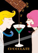 とろけるチョコレート
<br>
二人は恋におちた